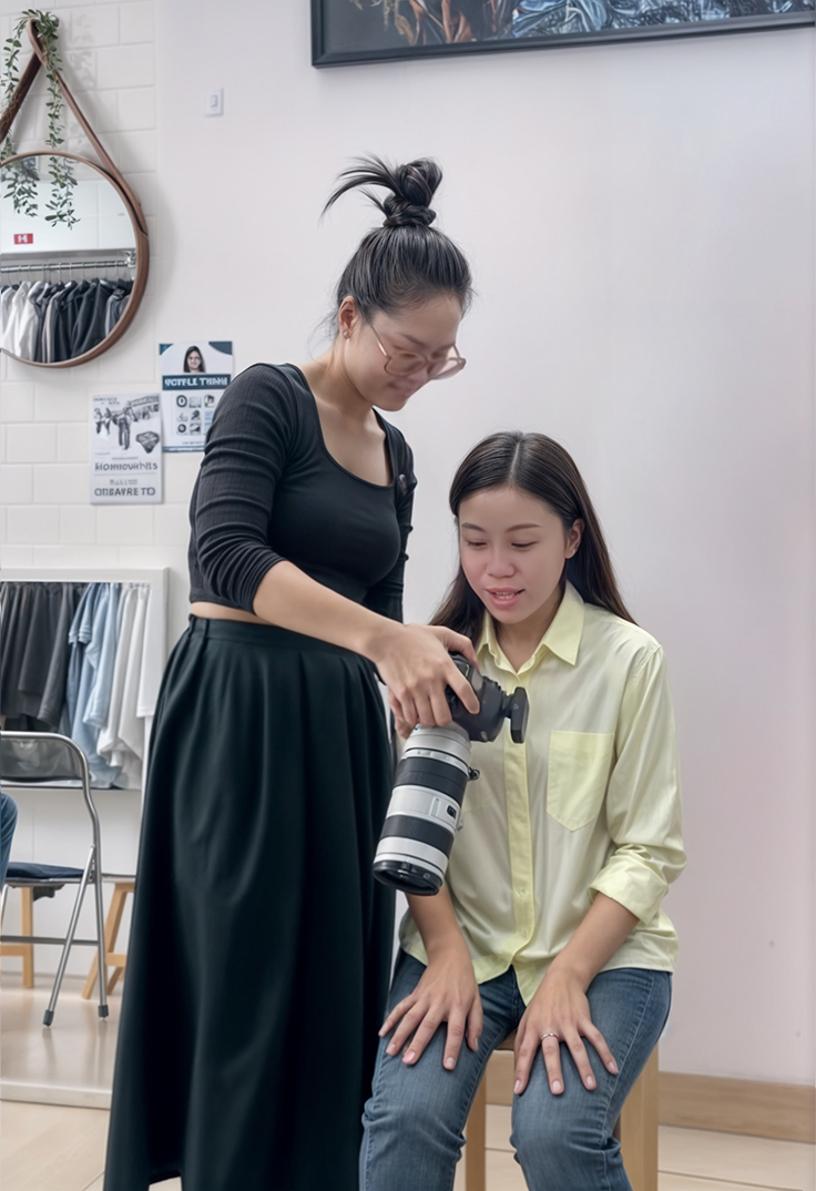 Chụp hình thẻ đẹp