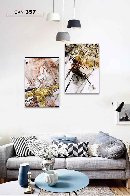 Bộ 2 tranh canvas trang trí decor-357