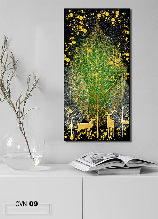 Tranh canvas hiện đại chú chim và tổ 