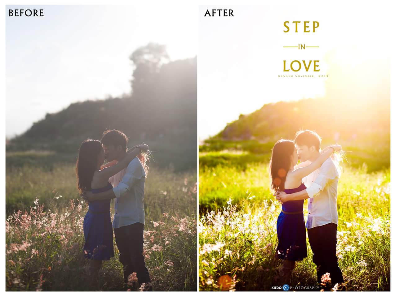 Lightroom preset giúp blend màu ngược nắng đẹp