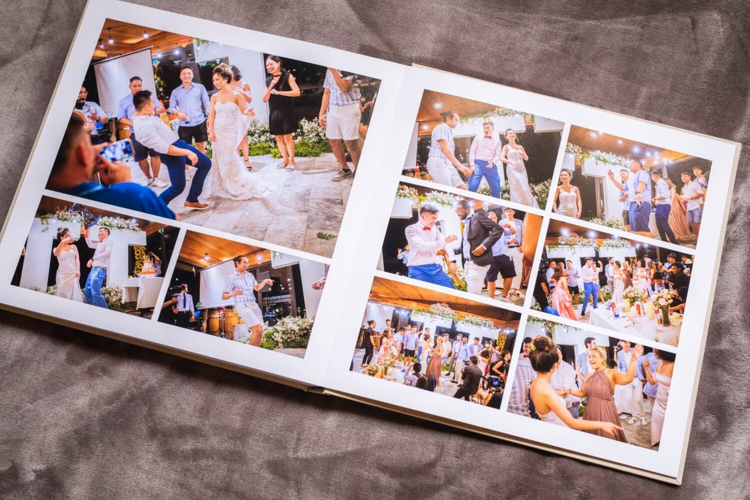 Mẫu photobook tạp chí lưu ảnh phóng sự tiệc cưới