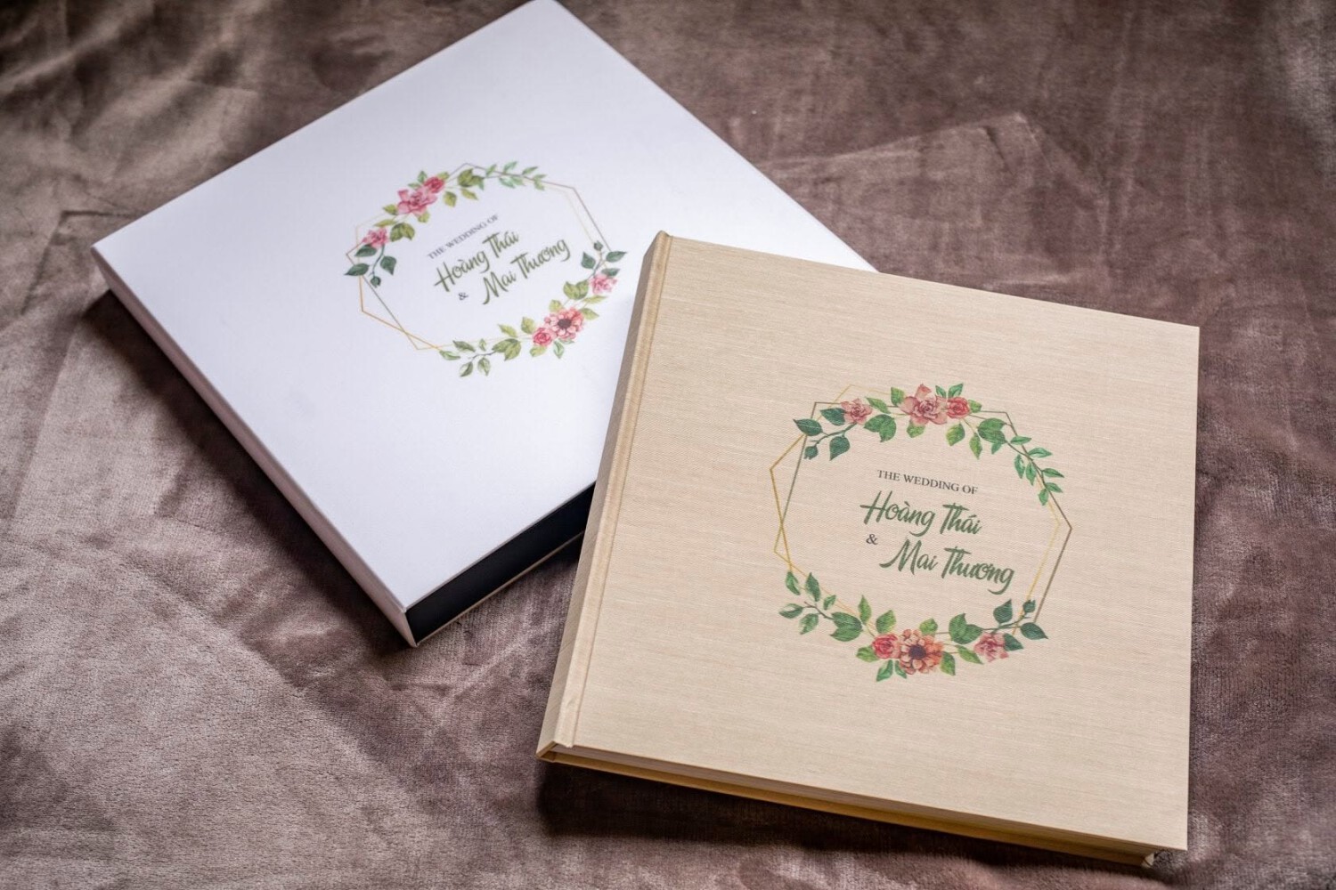 Mẫu dàn trang album phóng sự cưới theo trình tự ngày cưới